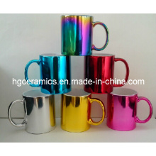 Electroplating Ceramic Mug, Metallic Mug
